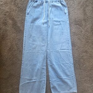 Forever 21 Soft Pull-On Sky Blue Jeans